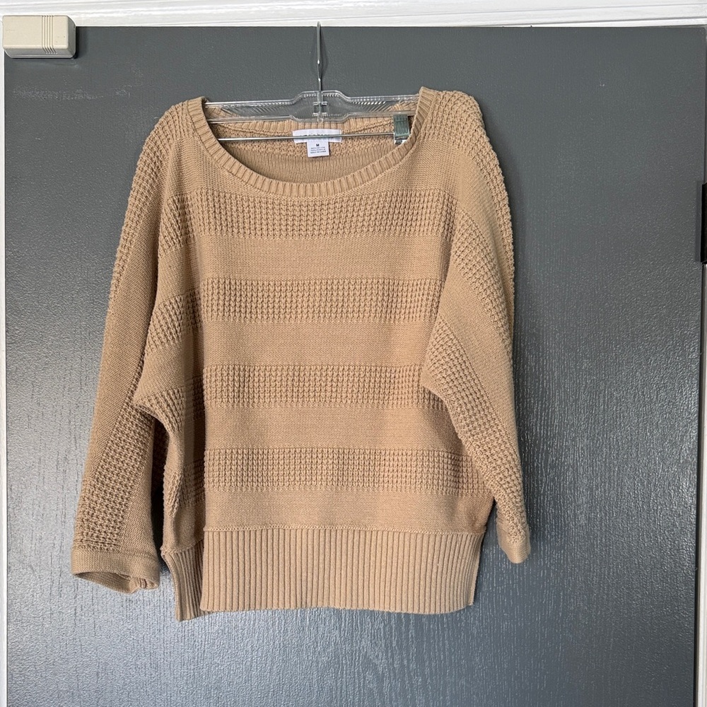 Liz Claiborne Textured Tan Sweater